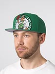 Бейсболка MITCHELL NESS арт. HS9761-BCEGREN Boston Celtics NBA (зеленый)